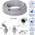 Yariwiz Flexible Electrical Conduit Kit (3/4" Dia * 25 Feet) with 3 PCS Coupling, 3 PCS Elbow, 7 PCS Strap, Liquid