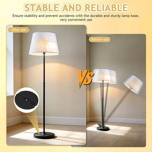 11 Inch SEWACC Lamp Base Weight Block Diameter Weighted Floor Lamp Base for Home Bedroom Living Room