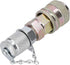 G1/8 Quick Coupling Connector Male Female Threaded Link for Hydraulic Pressure Test Point Adapter Set