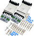 2-Pack 30Amp Metri-Pack Waterproof Connector Terminals and Seals for 10-12 AWG Conductors (5-PIN)
