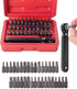 Bates Choice Mini Ratchet Set, 34 pcs, 1/4-Inch Drive, Cr-V Steel, Security