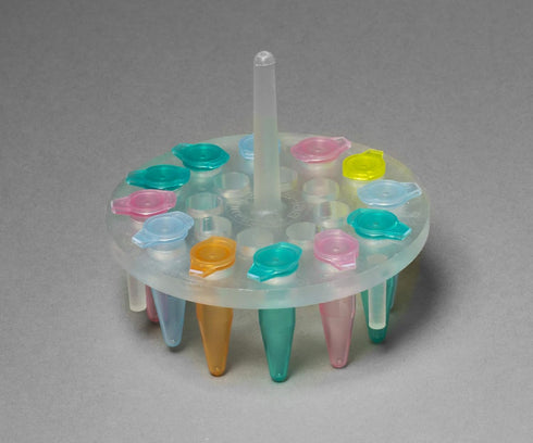 SP Bel-Art ProCulture Round Microcentrifuge Floating Bubble Rack, 20 Places for 0.5ml Tubes, Fits 1000ml Beakers