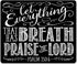 Funny Quote Mouse Pad, Christian Bible Verse Let Everything That has Breath Praise, 9.5 x 7.9 Inch