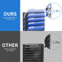 OUTWOLF 6 Tier Hanging Wall File Organizer with Hooks, Vertical Mount File Holder, Pack of 2 for Office