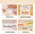 72Sets 6 36Pcs Employee Anniversary Cards Business Employee Thank You Cards Encouragement Work Team Greeting Cards