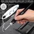 Lunamor Set 80W 110V Set 16-in-1 180-500 Soldering Iron Heat Insert Tool, LCD Digital Soldering Welding Iron Kit