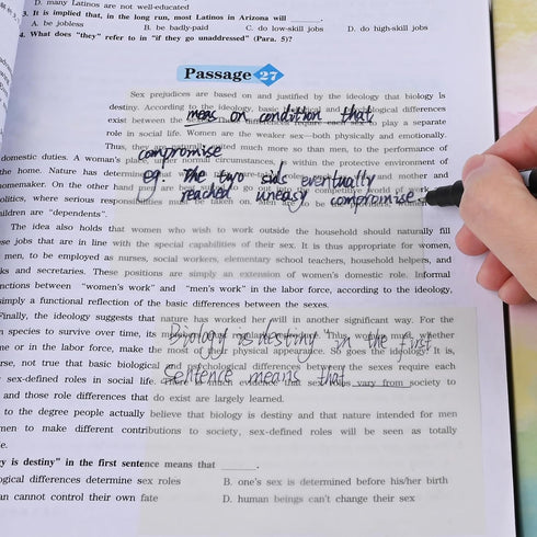 BAYTORY 900 Sheets Transparent Sticky Notes, Clear Waterproof 3 x 3 Inch Memo Pad, Self-Adhesive Writable Index Tabs