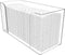 Clear Bathroom Paper Towel Dispenser,11 Long Acrylic Trifold Paper Towel Holder,Lucite Multifold