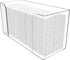 Clear Bathroom Paper Towel Dispenser,11 Long Acrylic Trifold Paper Towel Holder,Lucite Multifold