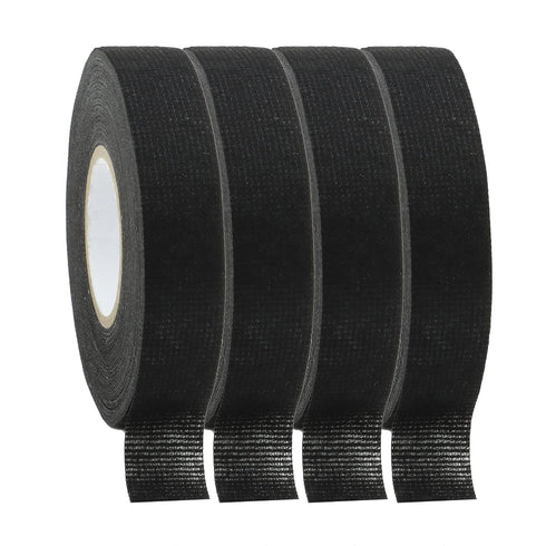 Wiring Harness Tape 19 mm X 15m - Black High Temp Wire Harness Wrapping Tape for Auto Electrical Protection