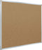 Mead Cork Bulletin Board, Framed 3' x 2' Message Board with Aluminum Frame (85361)