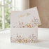 50 4x6 300gsm Crisky Floral Wildflower Thank You Cards with Envelopes, Sealing Matching Stickers, Blank Cards
