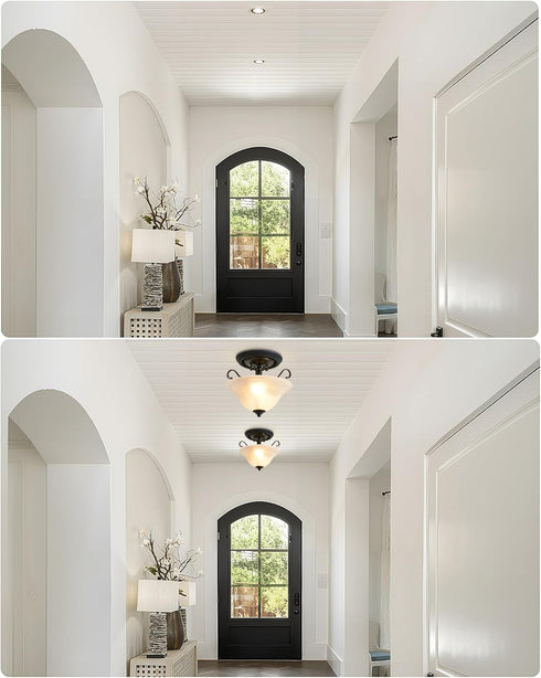 5" 6" E26 Luvkczc Recessed Can Light Conversion Kit for and Ceiling Fixtures - Pendant/Hanging Light Upgrade, Includes