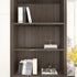 16x354in TOTIO Dark Brown Wood Grain Contact Paper Black Walnut Textured Peel and Stick Wallpaper Air Guide Slot Design
