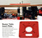 Router Table Insert Plate, Aluminum Alloy Router Plate Wood Tool, Universal Design Accessory for Woodworking, Red