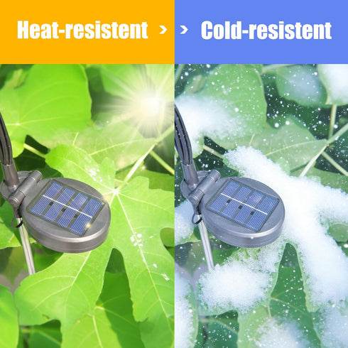 4 Packs 32LED YAKii Solar Garden Lights Outdoor Waterproof, Firefly Swaying Light,Upgraded Outdoor Decor Lights