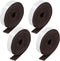 Zonon 4 Rolls 1/2 x 240 Inch Felt Strips with Adhesive Backing, Heavy Duty Polyester for Protecting Furniture and DIY
