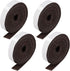 Zonon 4 Rolls 1/2 x 240 Inch Felt Strips with Adhesive Backing, Heavy Duty Polyester for Protecting Furniture and DIY