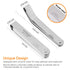 2-Piece 32-Blade Feeler Gauge and 16-Blade Offset Gauge Set, Dual Marked SAE & Metric Sizes