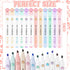 Harloon 12 Pcs Cat Paw Cute Highlighters, Kawaii Soft Chisel Tip Pastel Marker Pens for School Supplies