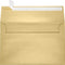 LUXPaper A9 Invitation Envelopes | 5 3/4" x 8 3/4" | Blonde Metallic | 80lb. Text | 50 Qty | Peel & Press