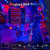 cshare 4th Lights16.4ft 50LED Red White and Blue String Lights Battry Operated with Timer Waterproof, of July String