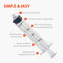20ML Pack 48 Easy Touch Luer-Lock Syringe Barrel, Syringe