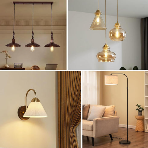 SDQCLIIF E26 Bulb Bulb Bulb (2) Lamp Socket with Metal Shade Ring, UL Listed Medium Base Light Socket, Standard