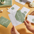 Naozinebi 100 Pack 6x8 Inches Thank You Cards with Envelopes and Stickers Green Sage Thanks Greetings Card Minimalistic