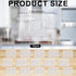 Fukaisu 16pcs 1.6in Anti-Slip Cutting Board Feet, Non-Slip Square Self-Adhesive Silicone Pads, Reusable Washable Rubber