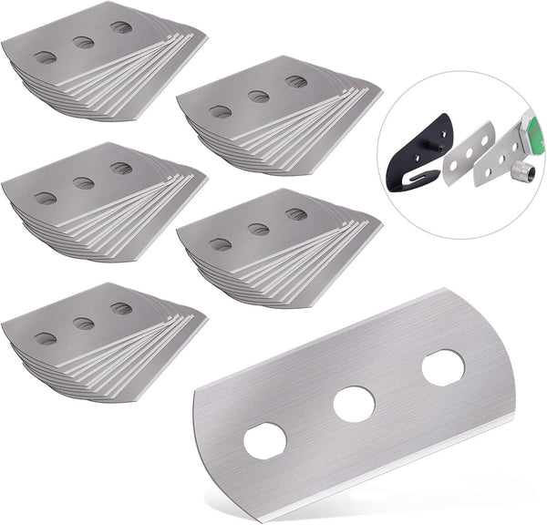 Gomake Replacement Blades for Bodyguard Vinyl Backing Cutter Knife, Stainless Steel, Pack of 50