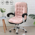 ZeawIEsvbyt Rocking Chair Seat Cushion Velvet High Back Pad Fluffy Couch Back Cushion with Straps for Office, Patio