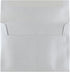JAM PAPER A7 Metallic Invitation Envelopes - Silver Stardream - 5 1/4 x 7 1/4 - 25/Pack