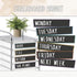 YIXAXKAO 12 10 Pieces Rolling Storage Cart Labels Drawer Rolling Storage Cart Label Chalkboard Brights Classroom Decor