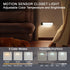 FLAMWILD 4200mAh 3 Closet Counter (11 Inch, 2 Pack) Under Cabinet Lighting, Motion Sensor Light Indoor, Color Temp