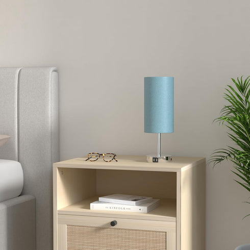 3 Dimmable Bulb Yarra-Decor Bedside Lamp with USB Port - Touch Control Table Lamp for Bedroom Way Nightstand Lamp