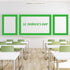 Whaline 131.2ft Green Bulletin Board Borders - 4 Rolls Gradient Green Die-Cut Strips for St. Patrick's Day Decoration