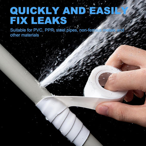 Self-Fusing Silicone Tape 1inx10', Heavy Duty Leak Proof Sealing Tape for Pipe & Plumbing Repairs, More DIY Uses