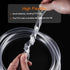 MECCANIXITY PVC Clear Hose Vinyl Tubing, 7/16" ID, 5/8" OD, 10ft Flexible Lightweight for Water, Air, Oil