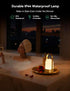 4000mAh 4-Level Dimmable Tubicen Rechargeable Table Lamp Waterproof Outdoor Lantern Portable Battery Operated Camping