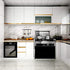 TANONE White Wallpaper Self Adhesive Vinyl 15.8"X196.7" Decorative Film for Cabinets and Furniture Countertops.
