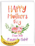 NobleWorks Big Mother's Day Card with Envelope, 8.5 x 11 Inch, Flowers, Loving Appreciation for Mom