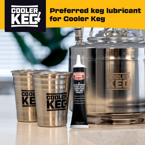 1oz Food-Safe Waterproof Keg Lubricant for Draft Systems