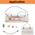 560Pcs Breadboard and Jumper Wire Kit, PCB Circuit Board Assortment with Tweezers and Plastic Box
