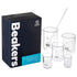 Glass Beakers Set - Borosilicate Glass, Science Chemistry Classroom Supplies for Education, Research Labs (50-600mL,