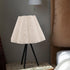Homoyoyo Floor Lamp Shade: Linen Table Lamp Shade - Pleated Scalloped Lampshade - Decorative Fabric Light Cover