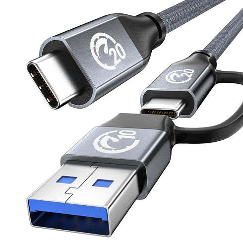 UseBean 240W USB C Cable 15FT, 20Gbps USB C 3.2 Gen 2