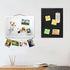 White Bulletin Board Cork Boards with Felt 15"x11" Small Display Pin Board for Walls Jewelry Notes Collection Office