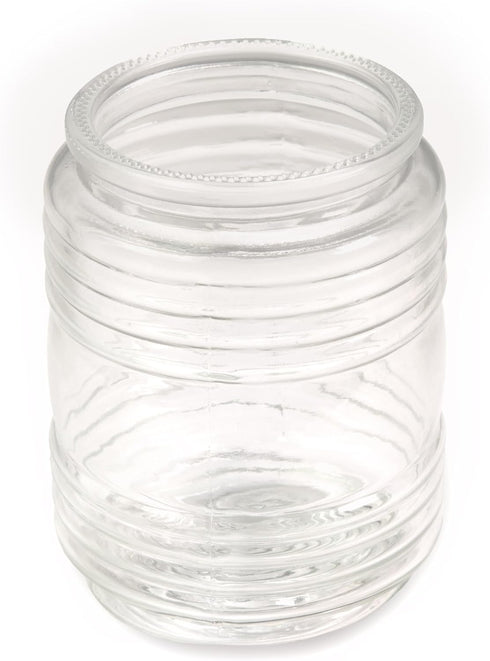 3-Inch 924076 Jelly Jar Light Replacement Glass, Clear Cylinder, Opening Design House