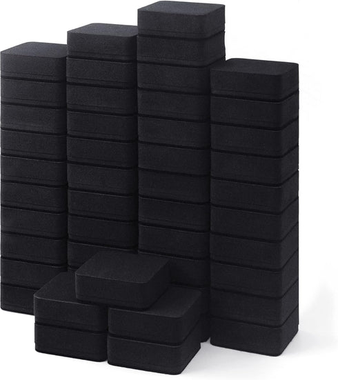 Dry Erase Erasers, IHPUKIDI 48 Pack Magnetic Whiteboard Cleansers for Classroom, Home and Office (Black)